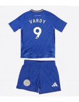 Otroške Nogometnih dresov Leicester City Jamie Vardy #9 Domači 2024-25 Kratki rokavi (+ hlače)